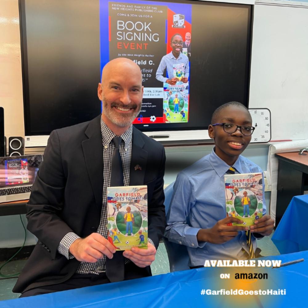 Book signing event with authors